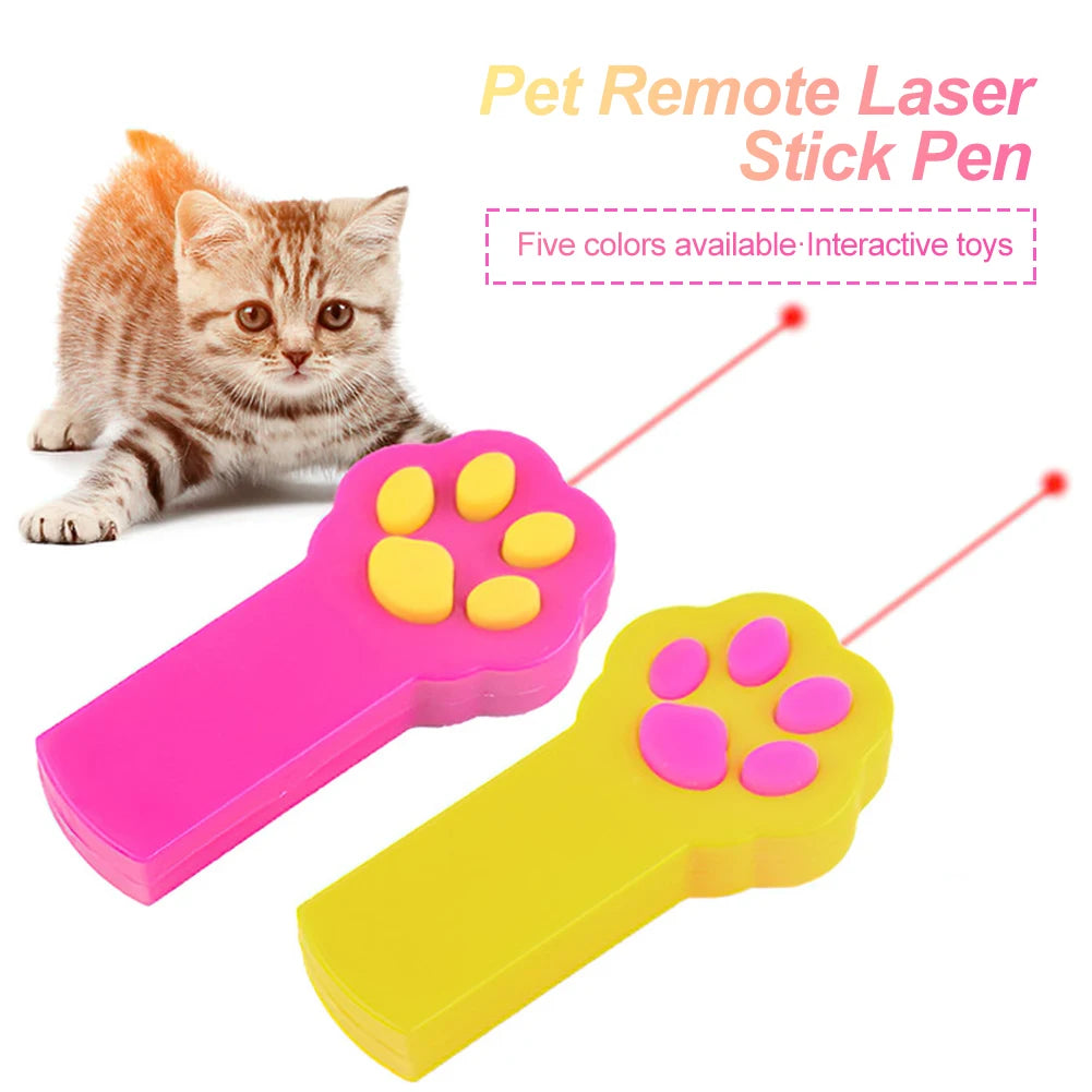 Remote Laser Stick Pen Pet Cats Paw Beam Pet Interactive Toy Cat Pointer Light Pen Interactive Toy Puppy Training Pet Supplies
