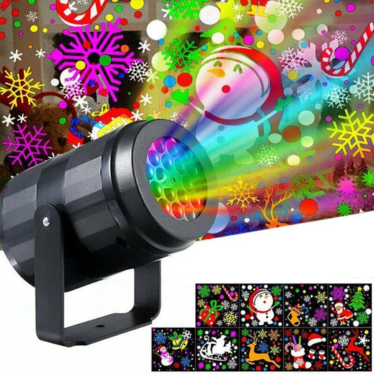 Christmas Projector Lights Outdoor/Indoor, Led Lights Projector Waterproof for Christmas Decorations, Holiday Projector for Xmas, Holiday Decorative Lights